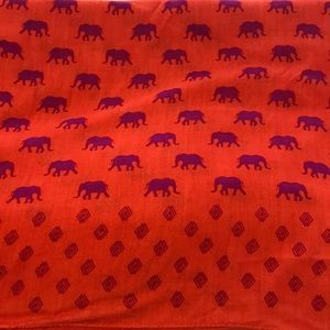 Stella and dot orange elephant scarf